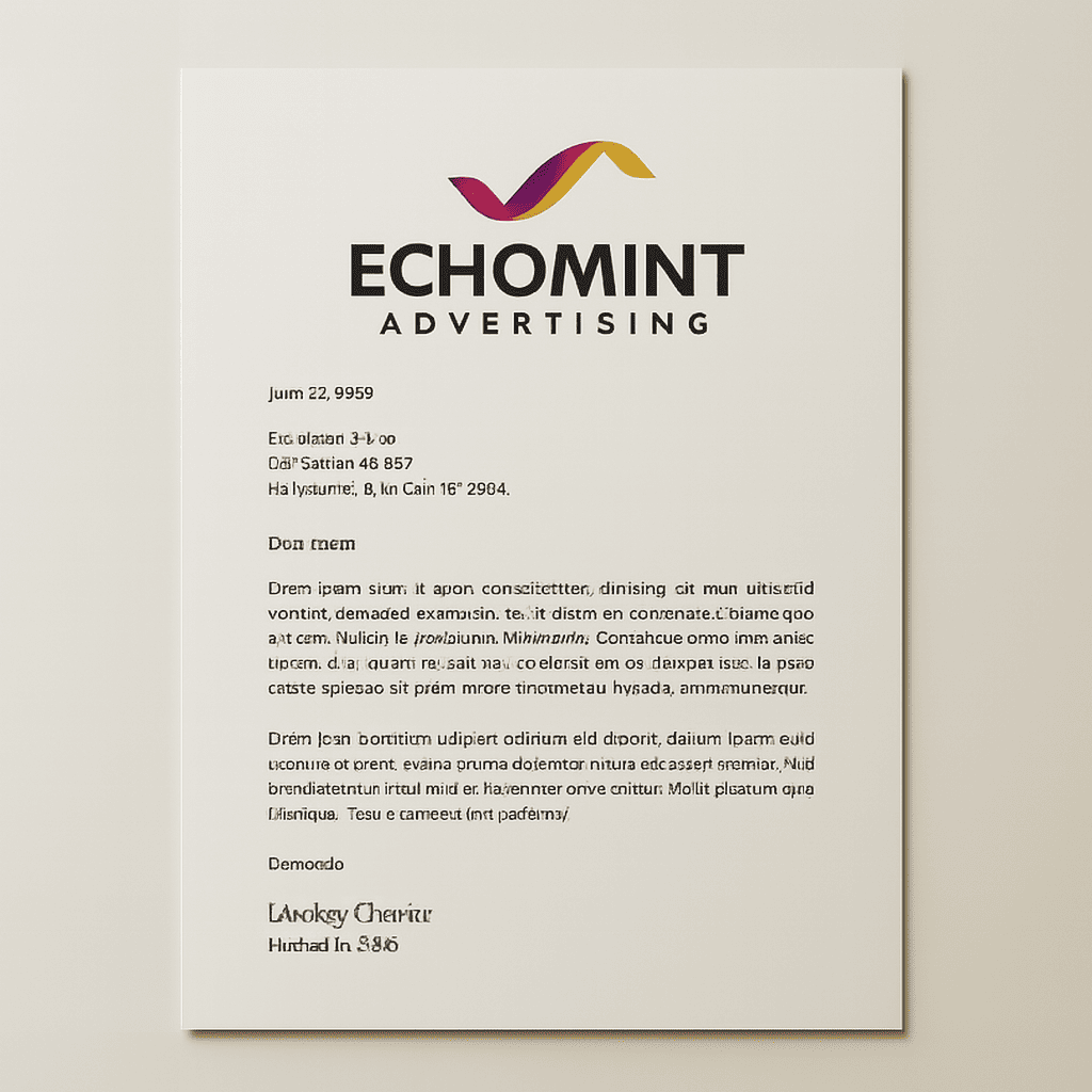 Letterheads Printing Dubai - Professional Business Stationery