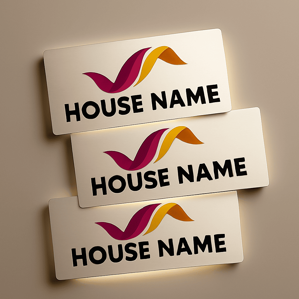 House Name Plates With Light Dubai - Illuminated