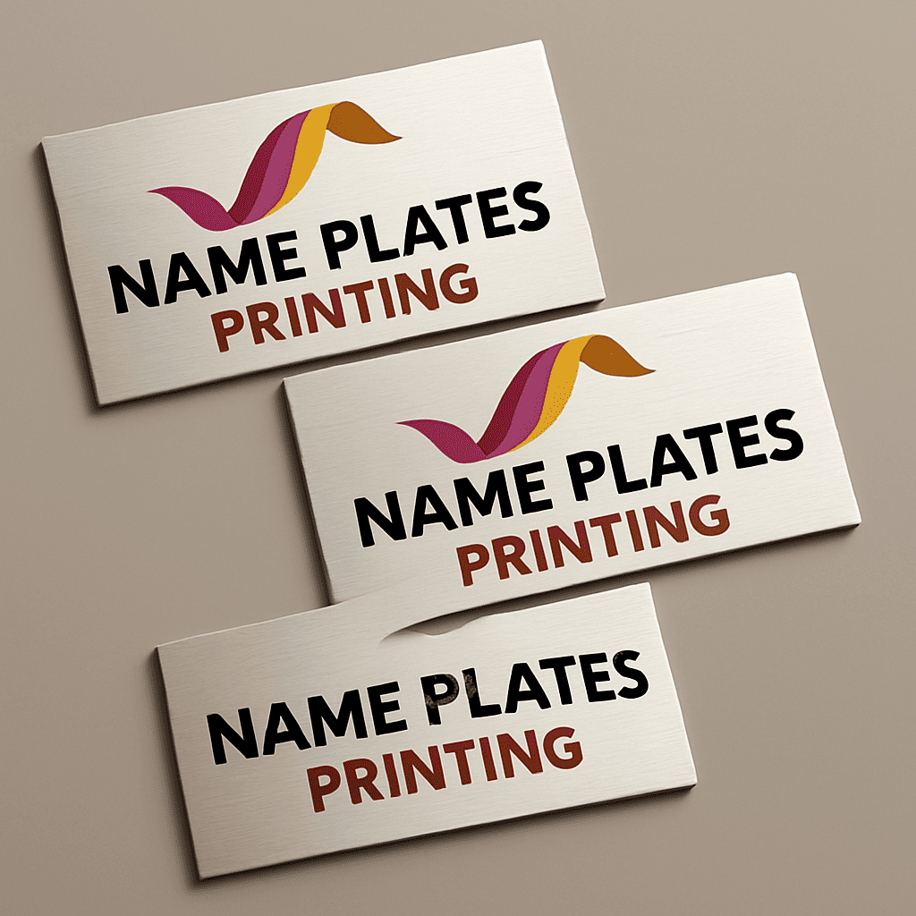 Name Plates Printing Dubai - Office Identification